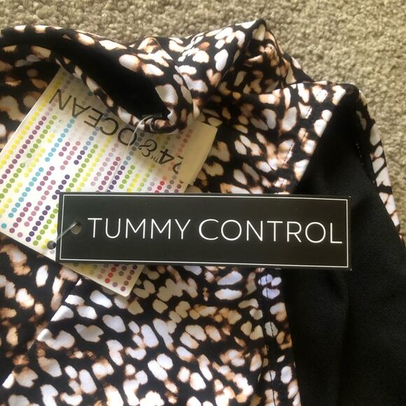 24th & Ocean Wild Instincts Stylish Mini Animal Print High Waist Bottom Size XXL - Picture 13 of 14